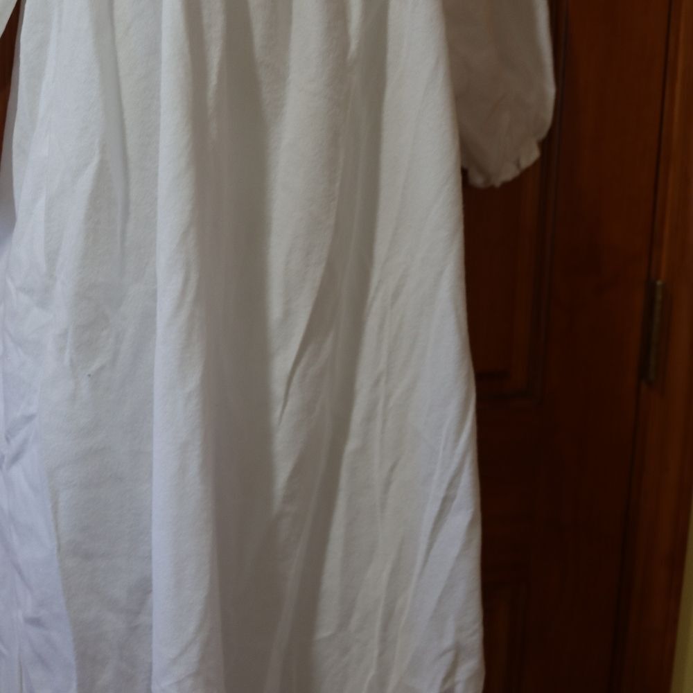 Dreamy Nights By Avon Pink & White Embroidered Floral Floor Length Night Gown M - Picture 5 of 14